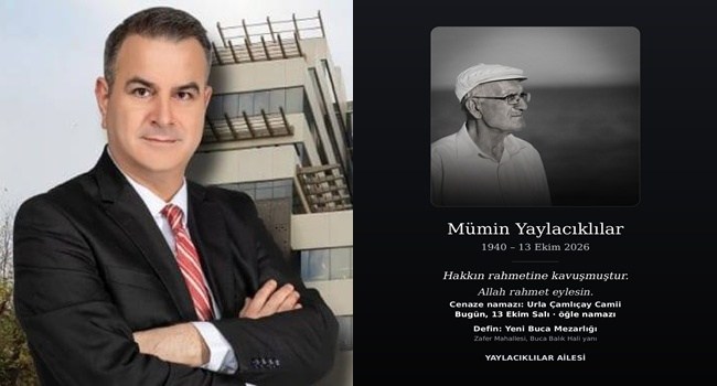 Aydın Yaylacıklılar'ın babası Mümin Yaylacıklılar vefat etmiştir