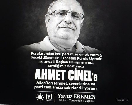 İl Başkan Danışmanı Ahmet Cinel hayatını kaybetti