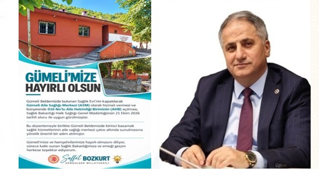 Bozkurt,''Gümeli’mize ve hemşehrilerimize hayırlı olmasını diliyoruz''