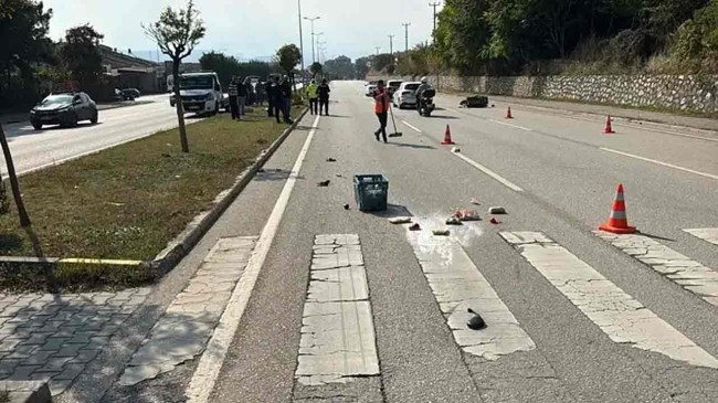 Otomobilin çarptığı bisiklet sürücüsü yaşamını yitirdi...