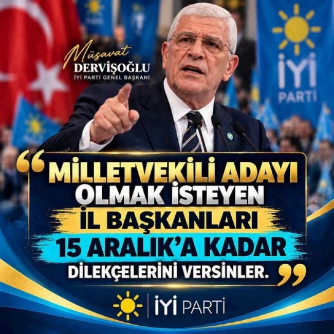 Müsavat Dervişoğlu’ndan seçim hazırlığı hamlesi: Kararınızı 15 Aralık 2026’ya kadar netleştirin!