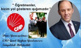 Deniz Yavuzyılmaz;  Öğretmenler bizim yol gösteren ışığımızdır.