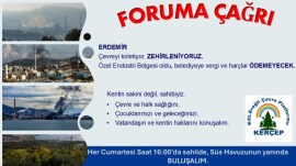 Hep birlikte sesimizi yükseltelim, çevre kirliliğine dur diyelim.