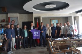 Kdz.Ereğli Belediyespordan Kaymakam Fatih Yılmaza ziyaret