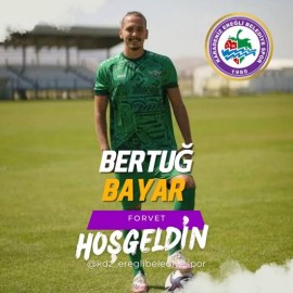 Bertuğ Bayar Kdz. Ereğli Belediyesporda