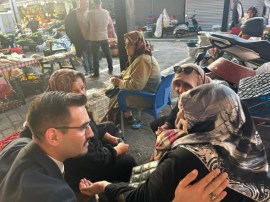 İYİ Parti İl Gençlik Kolları Başkanı ekibiyle birlikte Ereğli ve Alaplıda sahada