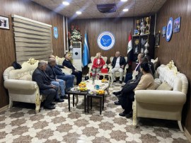 Dernek, ilk ziyaretini Irak Türkmen Cephesi Başkanlığına yapmıştır
