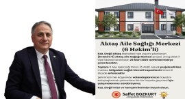 Aktaş Aile Sağlığı Merkezi projesi, 25 Martta ihaleye çıkıyor