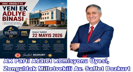 Bozkurt, Kdz. Ereğli Ek Adliye Binası proje ihale müjdesini verdi.