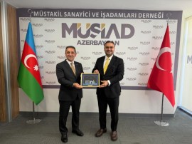 ZONSİAD Heyetinden MÜSİAD Azerbaycan Başkanı Fuat Kayhana ziyaret