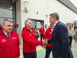 Bozkurt, Enerji ve Tabii Kaynaklar Bakanı Alparslan Bayraktarı Filyosta karşıladı.