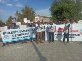 Emekliler Öl söz verme, öl sözünden dönme diyor