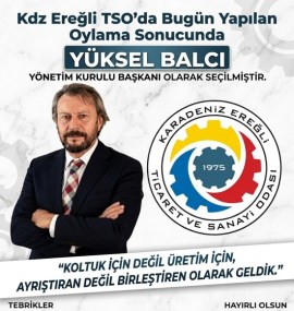 Yüksel Balcı; "Koltuk için değil üretim için; ayrıştıran değil birleştiren anlayışla geldik "