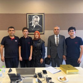 İbrahim Süheyla İzmirli Fen Lisesi Öğrencilerinden Erdemire Çevre Teknolojileri Projesi Sunumu