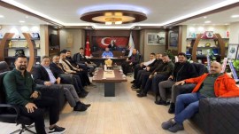 TSO başkanı Balcı, İnşaat Meslek Grubu üyeleriyle hayırlı olsun ziyaretinde bir araya geldi.