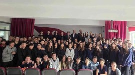 Kıbrıs gazisi Kemal Eritmen öğrencilerle bir araya geldi…