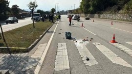 Otomobilin çarptığı bisiklet sürücüsü yaşamını yitirdi...
