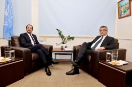 Cumhurbaşkanı Tufan Erhürman ile Kıbrıslı Rum Lider Nikos Hristodulidis Başbaşa Görüştü